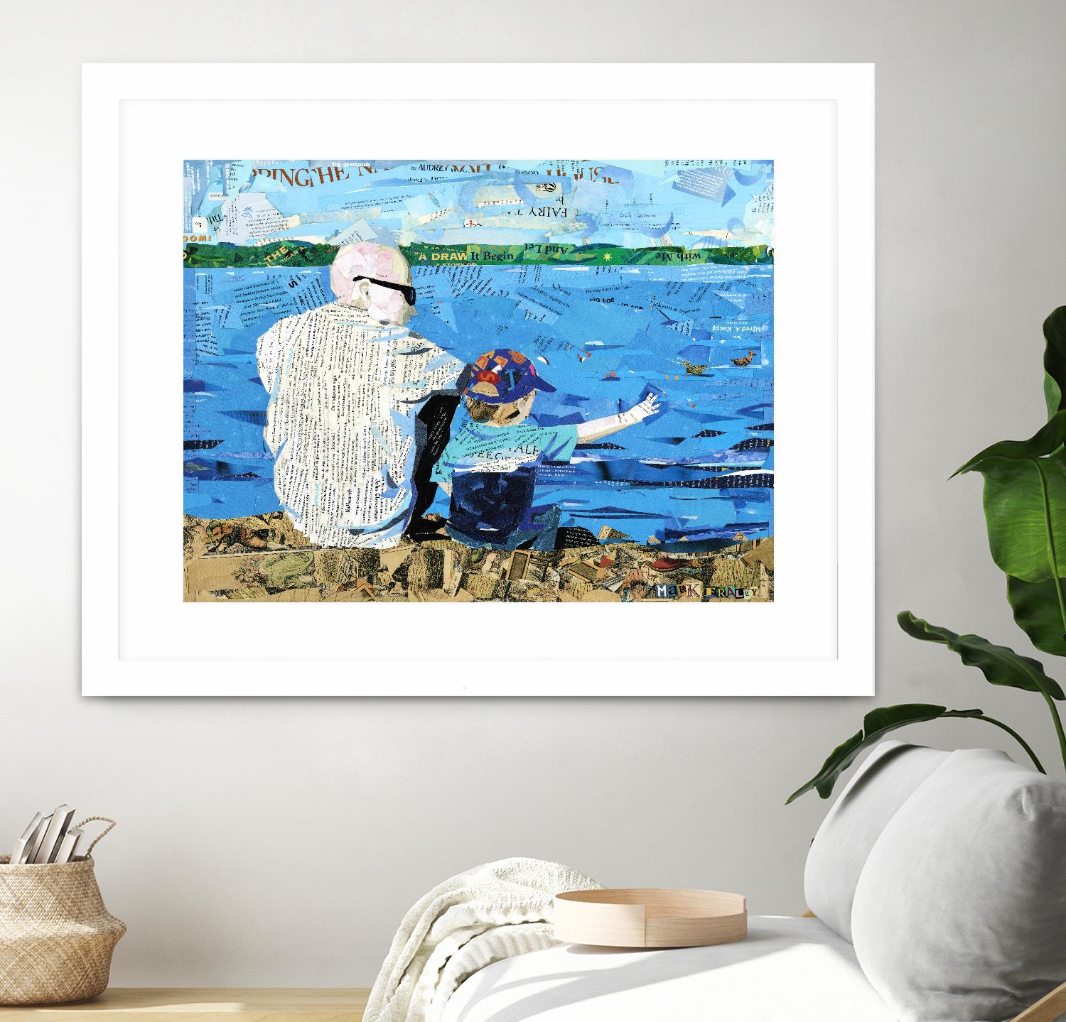 Calm #1 Matthews Beach by Mark Fraley on GIANT ART - grey contemporary