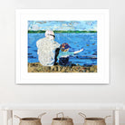 Calm #1 Matthews Beach by Mark Fraley on GIANT ART - grey contemporary