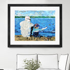 Calm #1 Matthews Beach by Mark Fraley on GIANT ART - grey contemporary