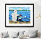 Calm #1 Matthews Beach by Mark Fraley on GIANT ART - grey contemporary