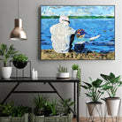 Calm #1 Matthews Beach by Mark Fraley on GIANT ART - grey contemporary