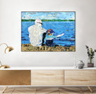 Calm #1 Matthews Beach by Mark Fraley on GIANT ART - grey contemporary