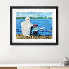 Calm #1 Matthews Beach by Mark Fraley on GIANT ART - grey contemporary