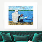 Calm #1 Matthews Beach by Mark Fraley on GIANT ART - grey contemporary