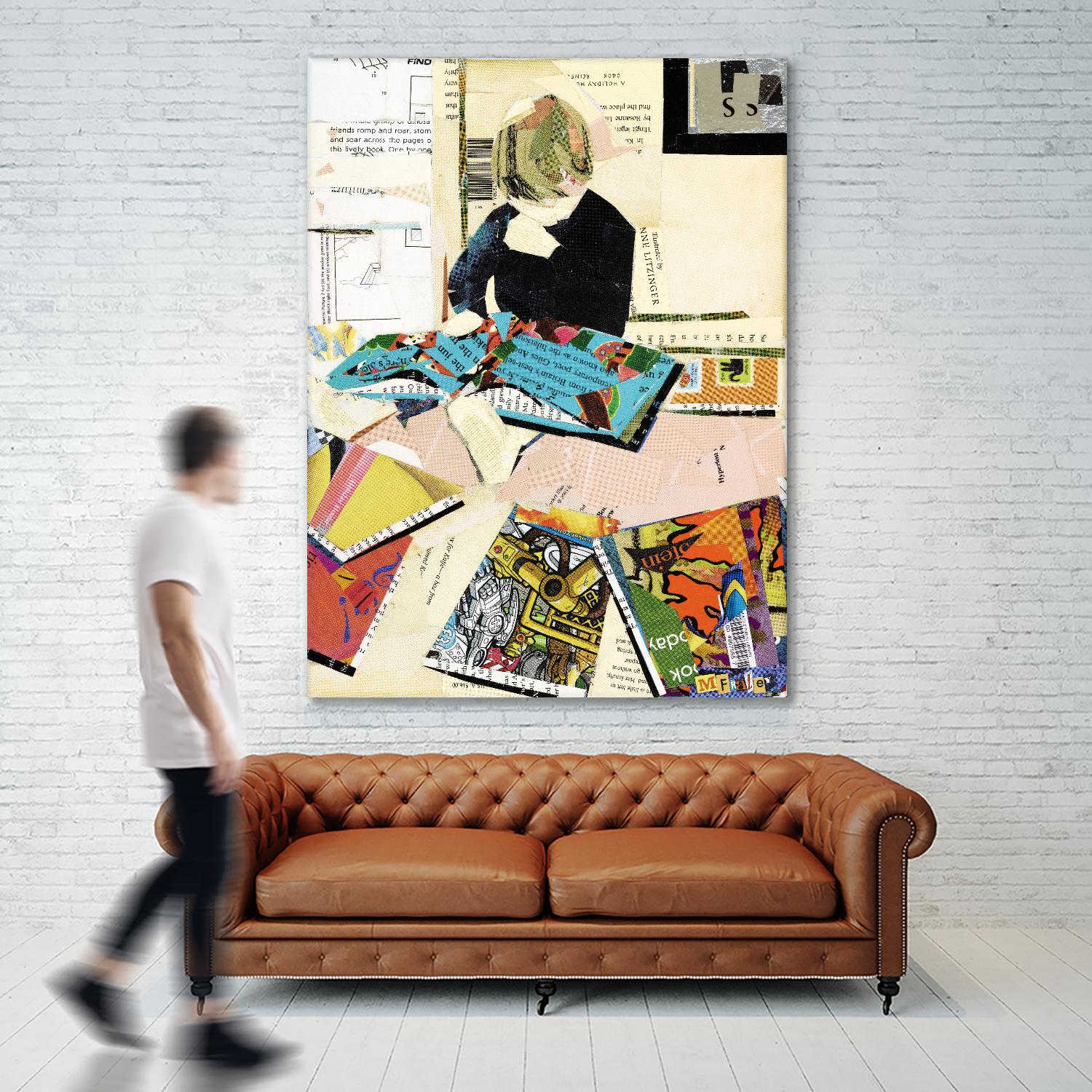 Calm #2 A Good Read by Mark Fraley on GIANT ART - black contemporary