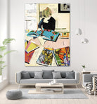 Calm #2 A Good Read by Mark Fraley on GIANT ART - black contemporary