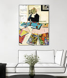 Calm #2 A Good Read by Mark Fraley on GIANT ART - black contemporary