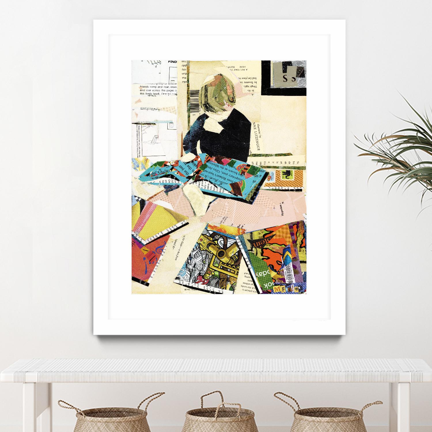 Calm #2 A Good Read by Mark Fraley on GIANT ART - black contemporary