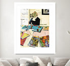 Calm #2 A Good Read by Mark Fraley on GIANT ART - black contemporary