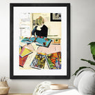 Calm #2 A Good Read by Mark Fraley on GIANT ART - black contemporary