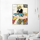 Calm #2 A Good Read by Mark Fraley on GIANT ART - black contemporary