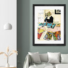 Calm #2 A Good Read by Mark Fraley on GIANT ART - black contemporary