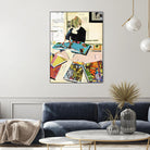 Calm #2 A Good Read by Mark Fraley on GIANT ART - black contemporary