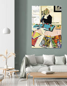 Calm #2 A Good Read by Mark Fraley on GIANT ART - black contemporary