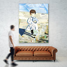 Calm #3 Nebraska Bunny by Mark Fraley on GIANT ART - beige contemporary