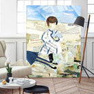 Calm #3 Nebraska Bunny by Mark Fraley on GIANT ART - beige contemporary