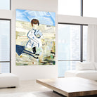 Calm #3 Nebraska Bunny by Mark Fraley on GIANT ART - beige contemporary