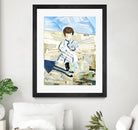 Calm #3 Nebraska Bunny by Mark Fraley on GIANT ART - beige contemporary