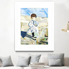 Calm #3 Nebraska Bunny by Mark Fraley on GIANT ART - beige contemporary