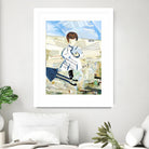 Calm #3 Nebraska Bunny by Mark Fraley on GIANT ART - beige contemporary