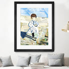 Calm #3 Nebraska Bunny by Mark Fraley on GIANT ART - beige contemporary