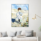 Calm #3 Nebraska Bunny by Mark Fraley on GIANT ART - beige contemporary