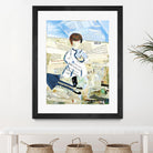 Calm #3 Nebraska Bunny by Mark Fraley on GIANT ART - beige contemporary