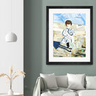 Calm #3 Nebraska Bunny by Mark Fraley on GIANT ART - beige contemporary