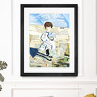 Calm #3 Nebraska Bunny by Mark Fraley on GIANT ART - beige contemporary