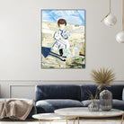 Calm #3 Nebraska Bunny by Mark Fraley on GIANT ART - beige contemporary