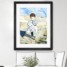 Calm #3 Nebraska Bunny by Mark Fraley on GIANT ART - beige contemporary