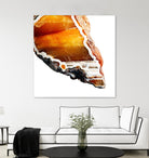Blood Orange Agate A by GI ArtLab on GIANT ART - white abstract