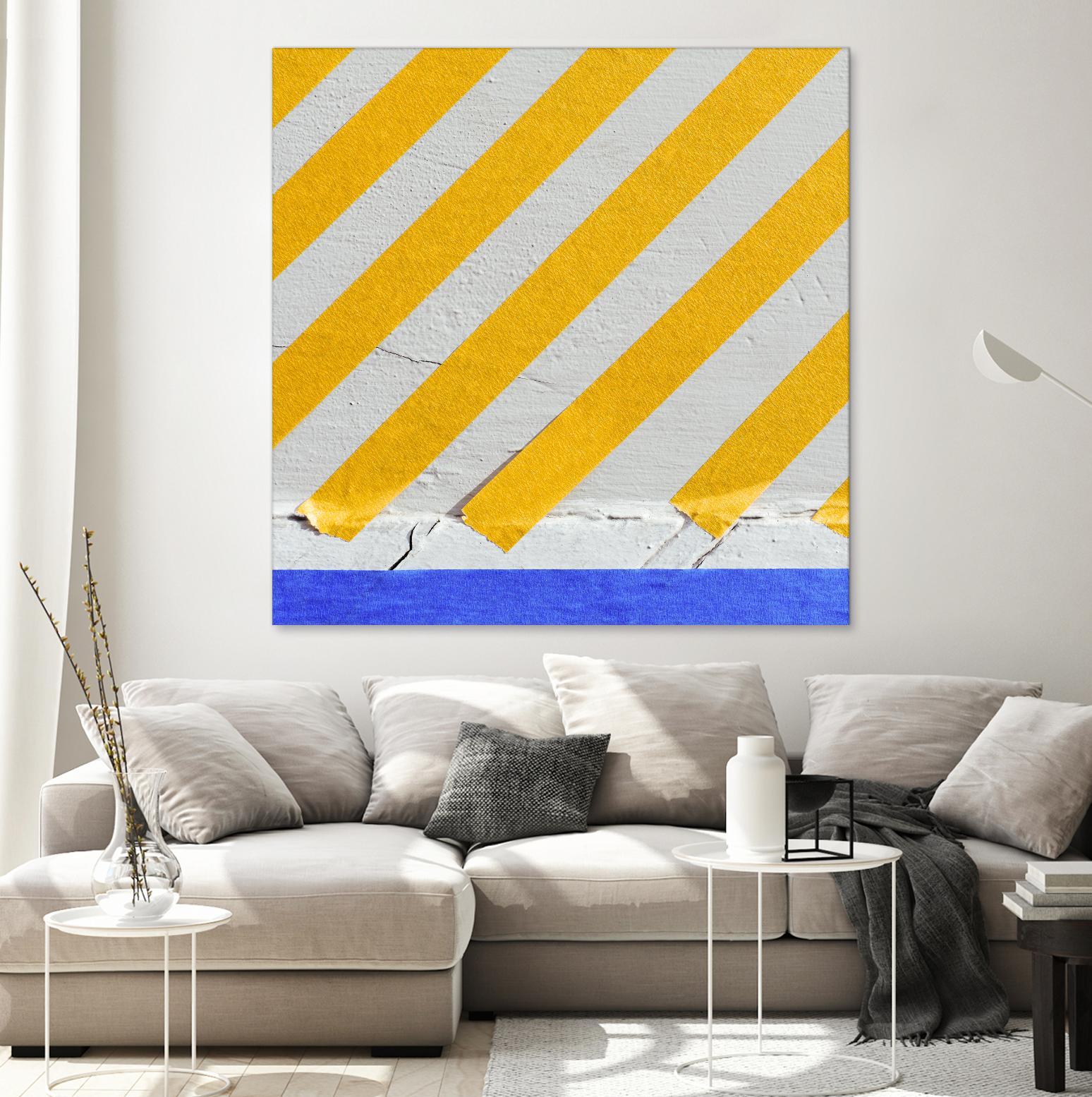 Colorwe Tape by Acer Images on GIANT ART - blue abstract