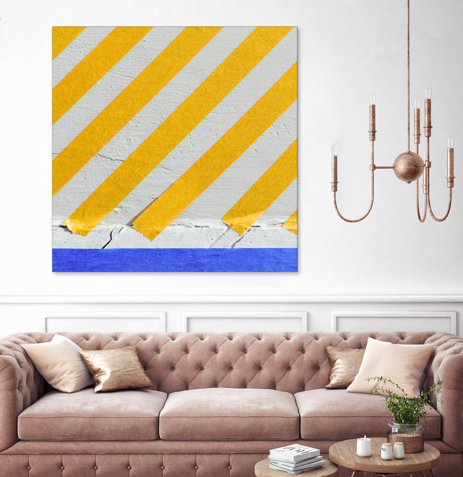 Colorwe Tape by Acer Images on GIANT ART - blue abstract