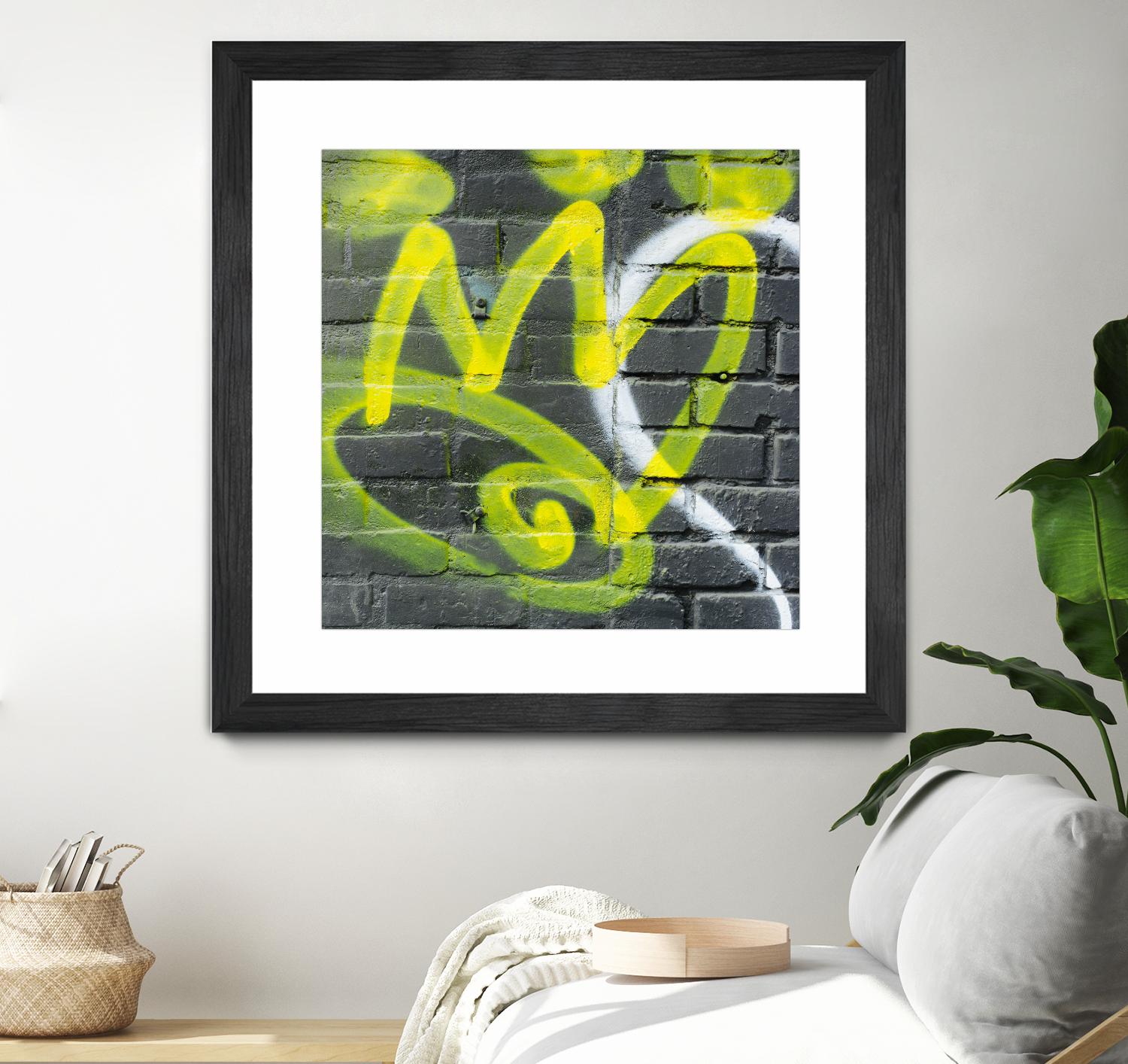 Graffiti Study 2 by Acer Images on GIANT ART - grey abstract