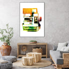 Instant London by GI ArtLab on GIANT ART - white pop art - alternative