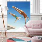 High Dive by Gregory Garrett on GIANT ART - white contemporary