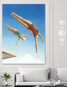 High Dive by Gregory Garrett on GIANT ART - white contemporary
