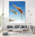 High Dive by Gregory Garrett on GIANT ART - white contemporary