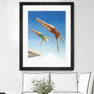 High Dive by Gregory Garrett on GIANT ART - white contemporary