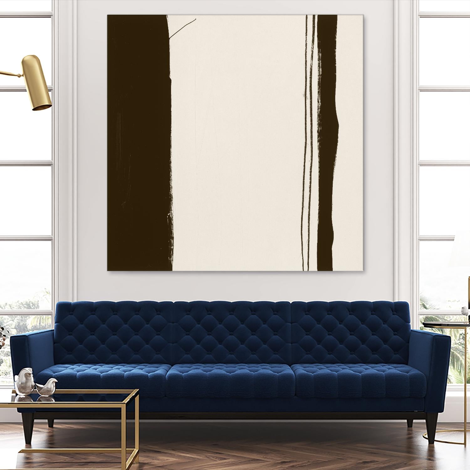 Sepia G by Franka Palek on GIANT ART - beige abstract