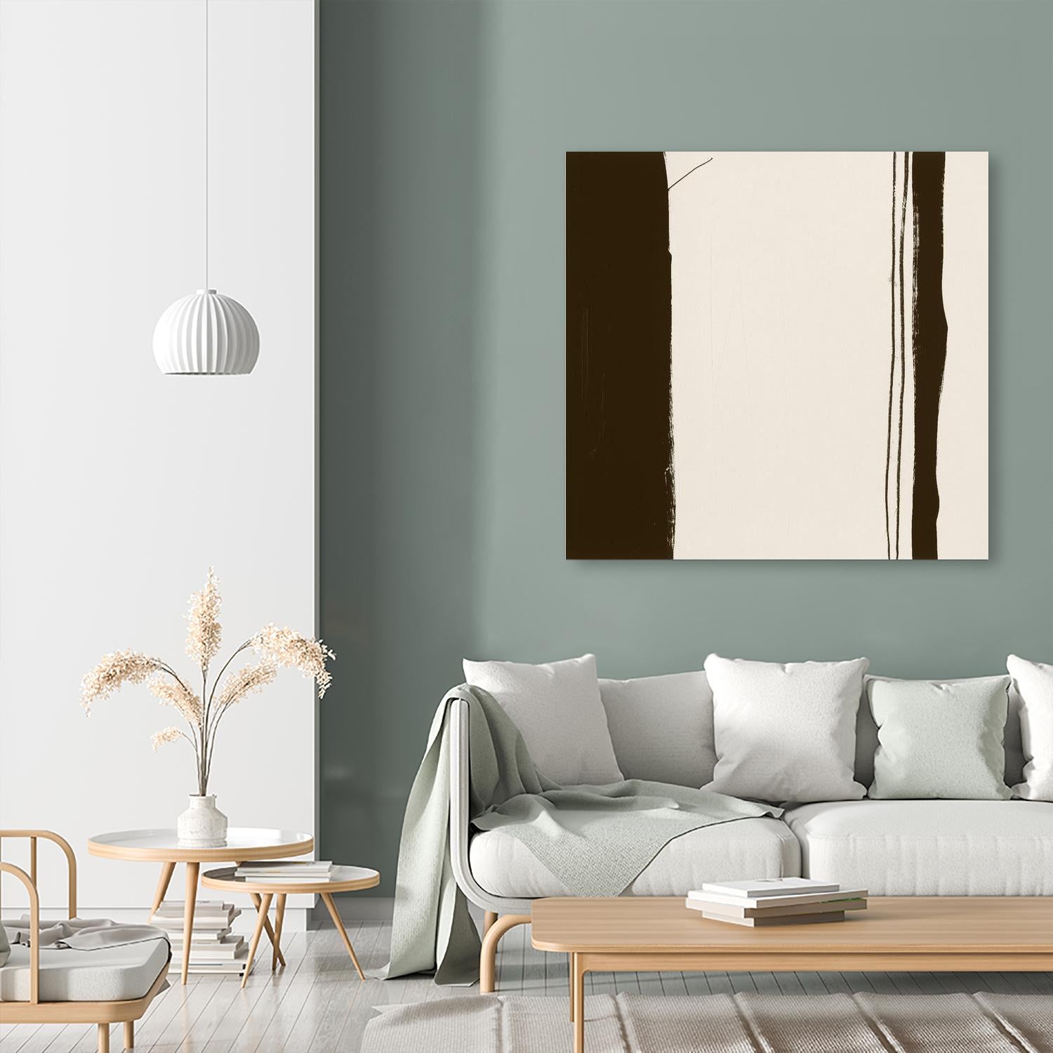 Sepia G by Franka Palek on GIANT ART - beige abstract