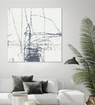Chalk Doodles G by Gregory Garrett on GIANT ART - beige abstract