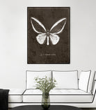 Butterfly I by GI ArtLab on GIANT ART - white botany