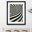 Black Swirls D by THE Studio on GIANT ART - beige abstract