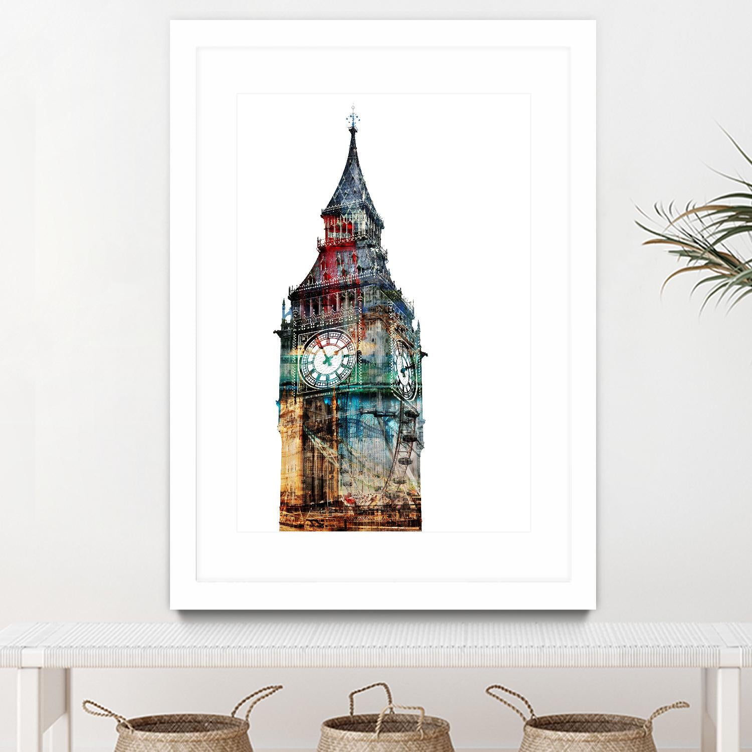 London Spirit by THE Studio on GIANT ART - blue city scene