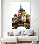 Paris Spirit by THE Studio on GIANT ART - yellow city scene