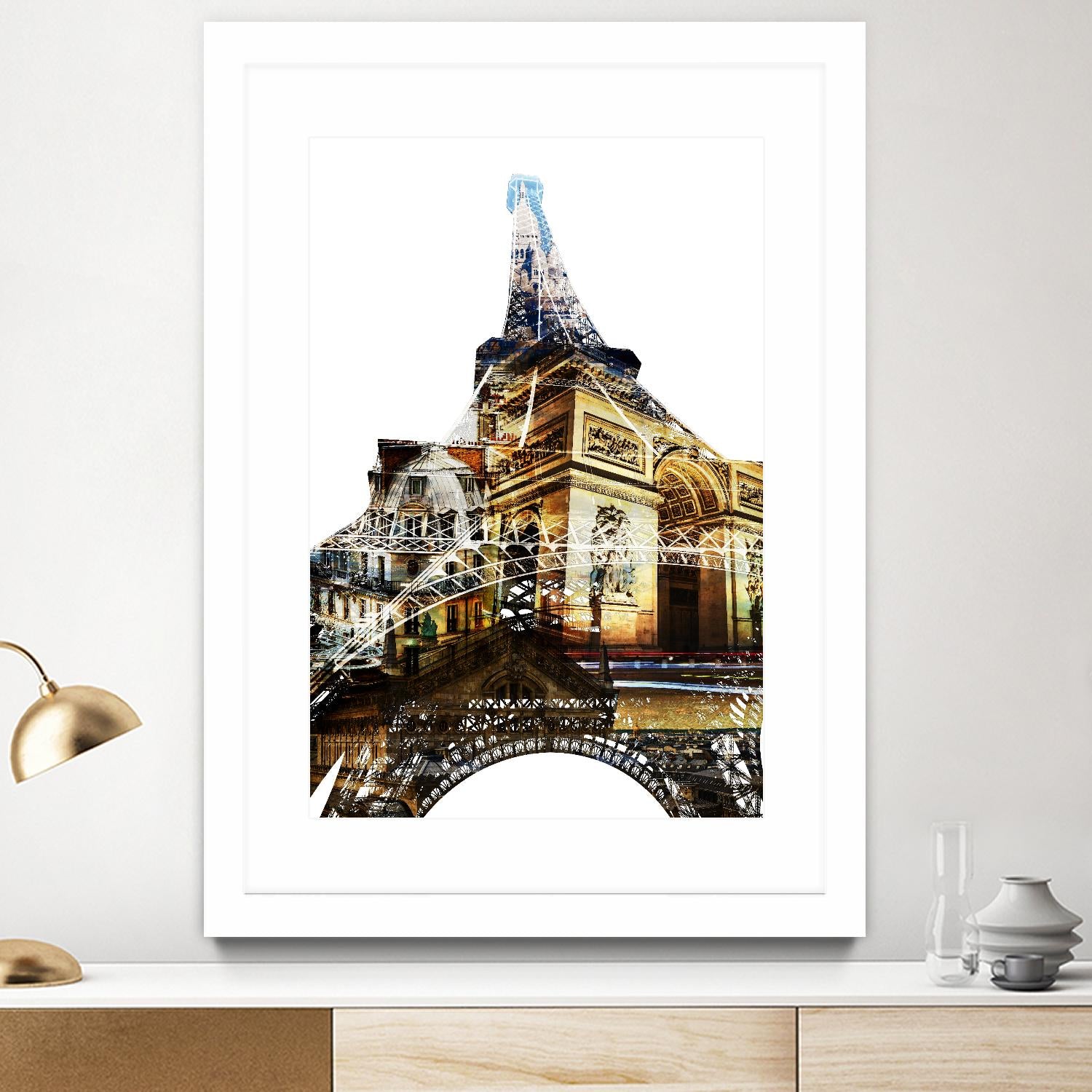 Paris Spirit by THE Studio on GIANT ART - yellow city scene