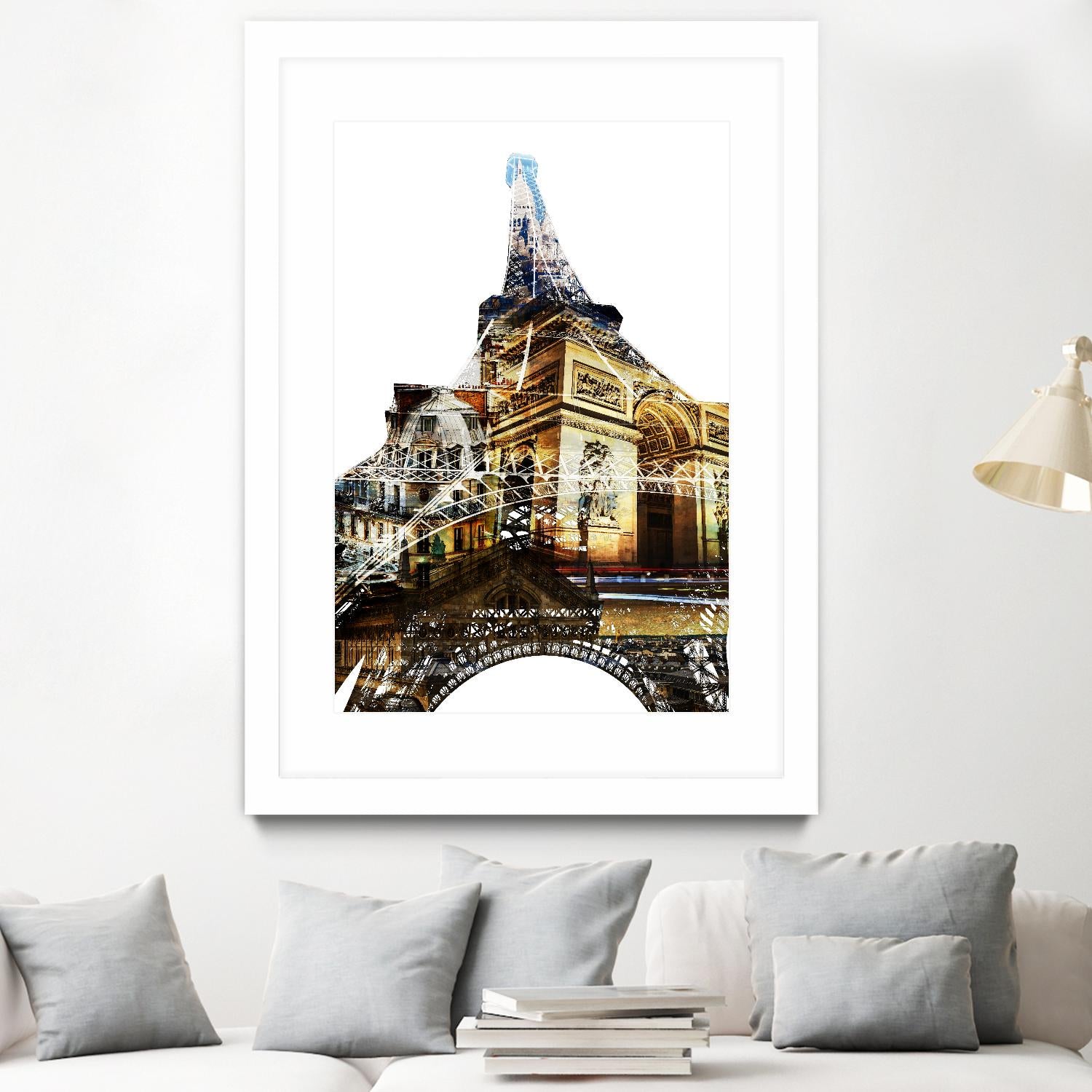 Paris Spirit by THE Studio on GIANT ART - yellow city scene