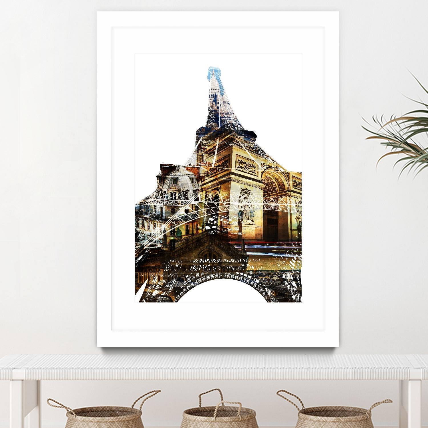 Paris Spirit by THE Studio on GIANT ART - yellow city scene